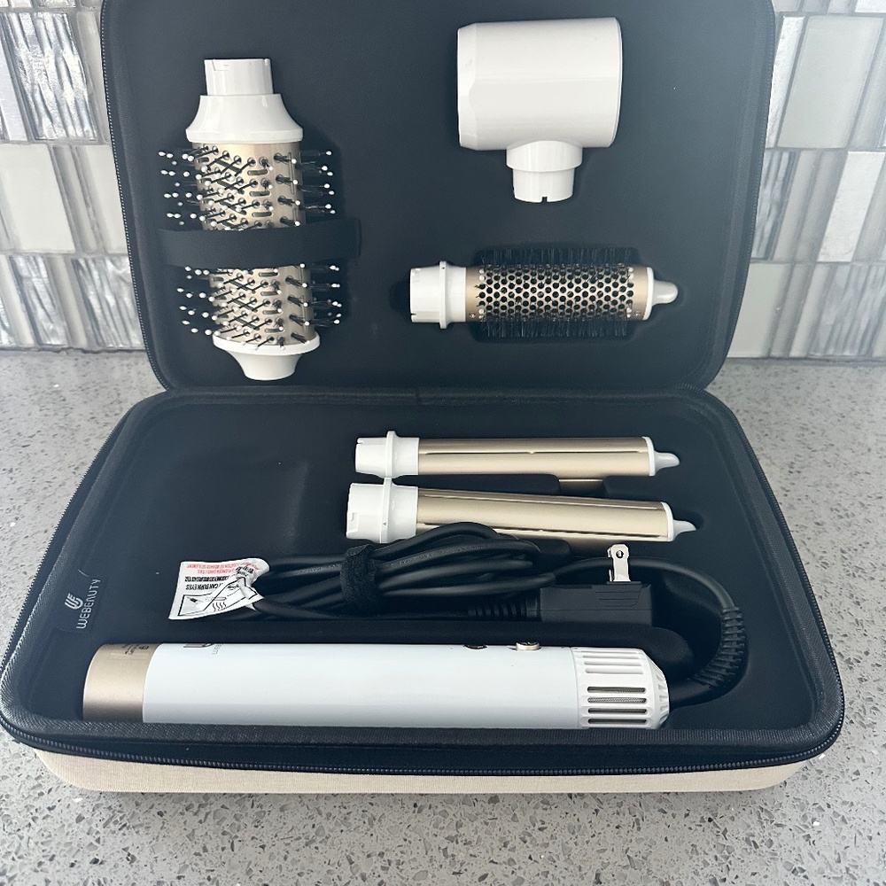 Webeauty 5 n 1 Brush/ Dryer/ Curling Iron - NIB
